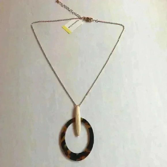 CharterClub new Tortoise Pendant Necklace - Picture 5 of 8